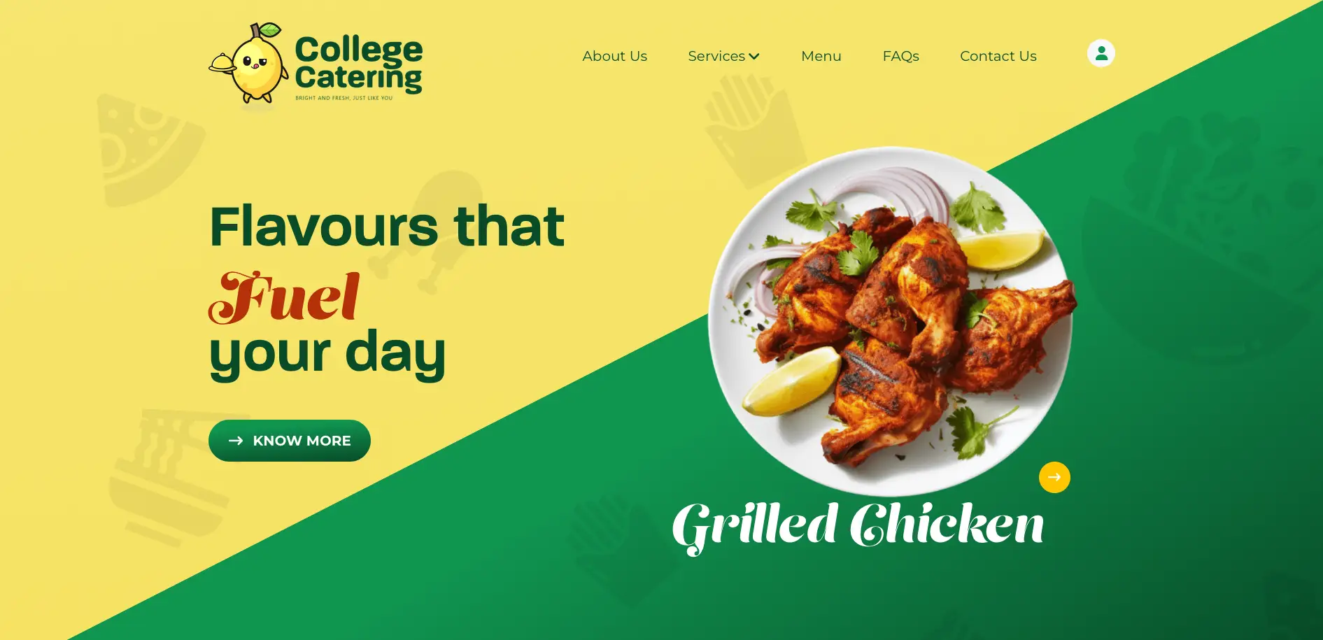 College Catering meal-plan platform