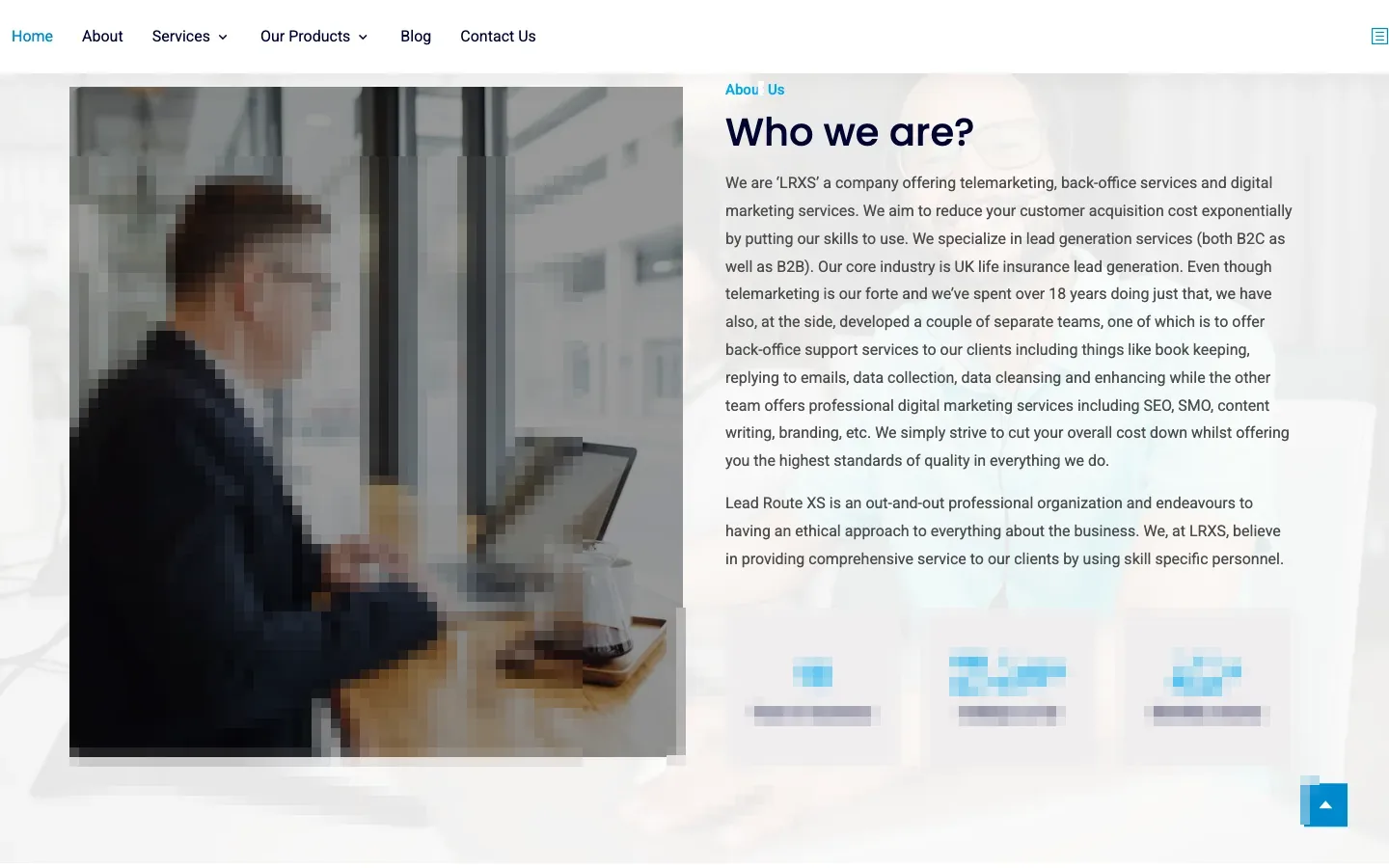 Lead Route XS about us — who we are