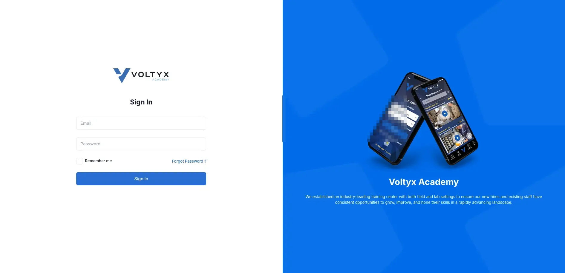 Voltyx admin login